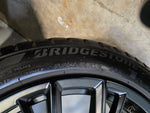 BMW 3 serie G20 G21 G22 G23 18 inch black velgen 796M winterbanden 225 45 18