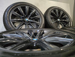 DEMO BMW 5 serie G30 G31 6 serie G32 18 inch Grey velgen 684 Winterbanden 7.5mm