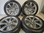 Demo Original BMW 736 20" rims Winter tires 6.7mm X5 X6 G05 G06 275/45R20