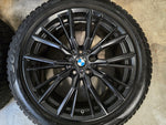 BMW 3 serie G20 G21 G22 G23 18 inch black velgen 796M BREEDSET winterbanden UNIEK