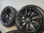 BMW 3 serie G20 G21 G22 G23 18 inch black velgen 796M BREEDSET winterbanden UNIEK