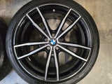 Demo BMW 3 series G20 G21 4 series G22 19 inch wide set 791M summer tires 225 40 19 255 35 19