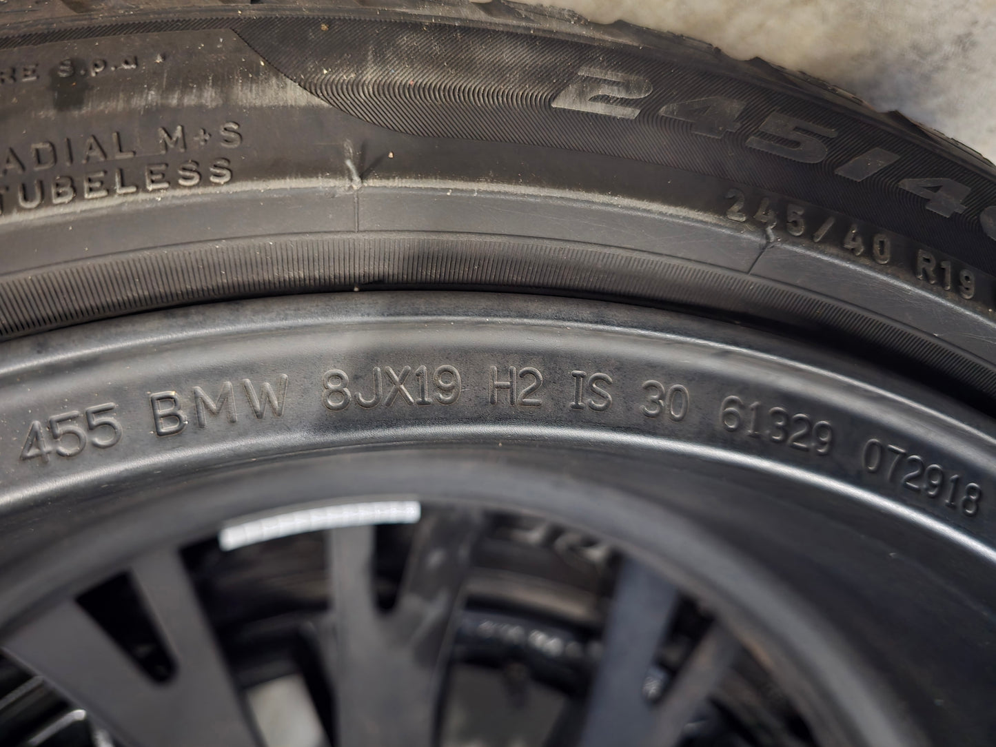 Demo BMW M-Performance 5 serie G30 G31 M786 19 inch Winterbanden 245/40R19