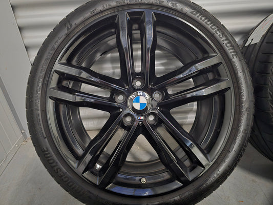 Originele BMW F30 F31 F32 19 inch 704-M Breedset Zomerbanden 5x120 zwart