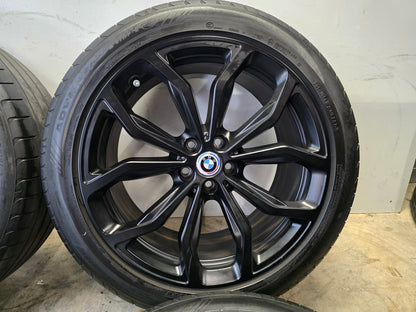DEMO BMW X3 G01 X4 G02 695 20 inch zomerbanden breedset zwart