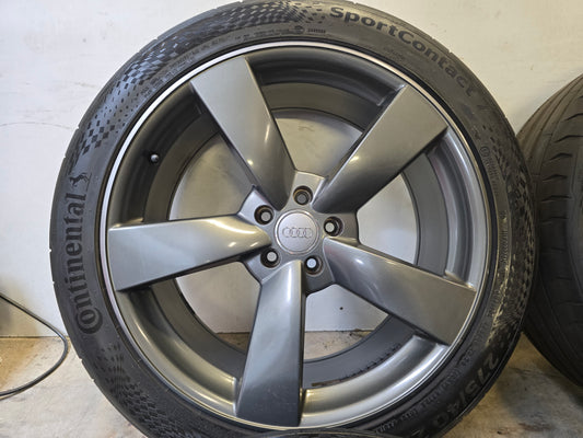 Audi S Line Q3 Q4 Q5 Etron 20 inch velgen zomerbanden 5x112