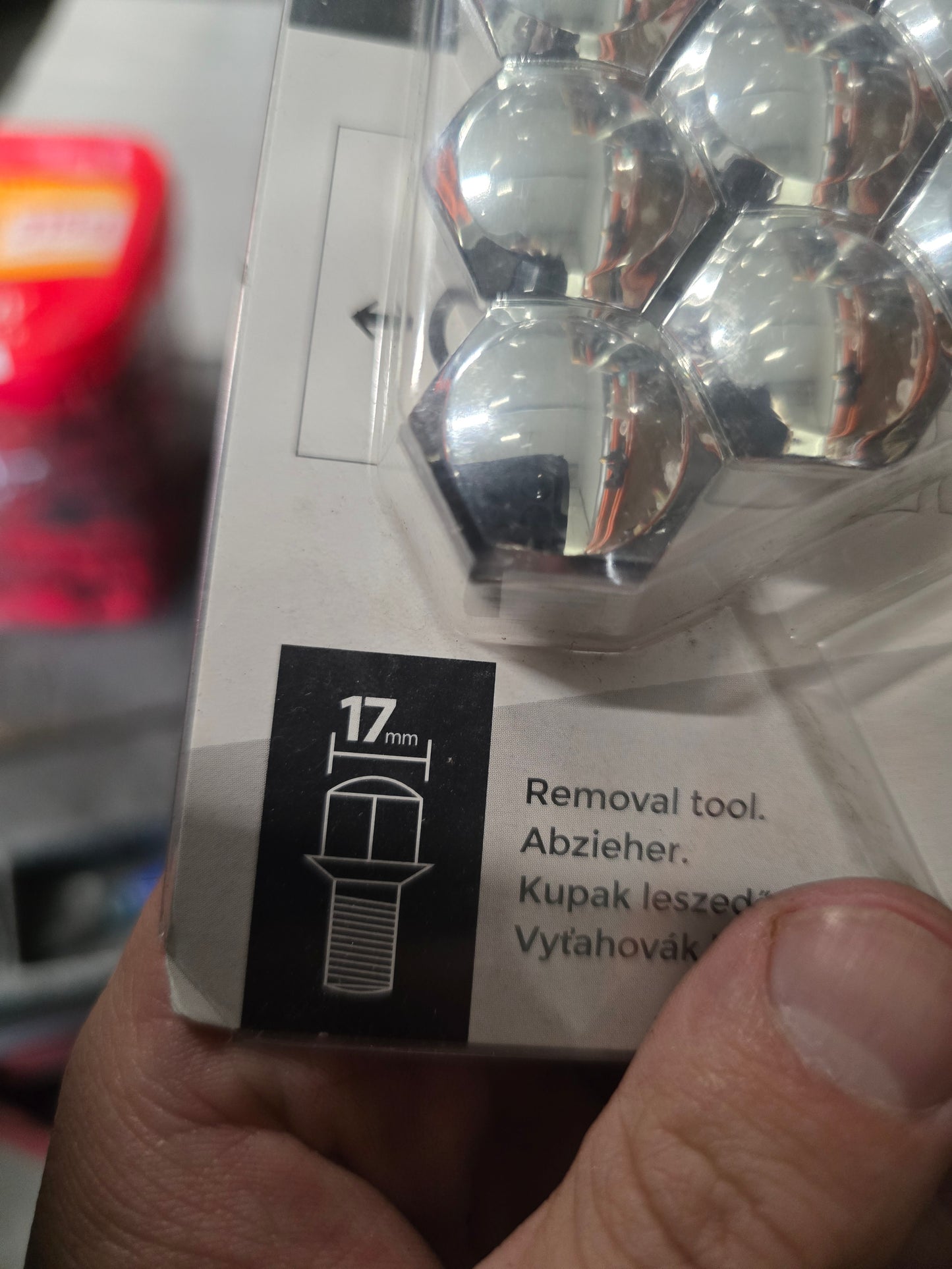 Wielbout cover wheelnut covers chrome 17mm styling