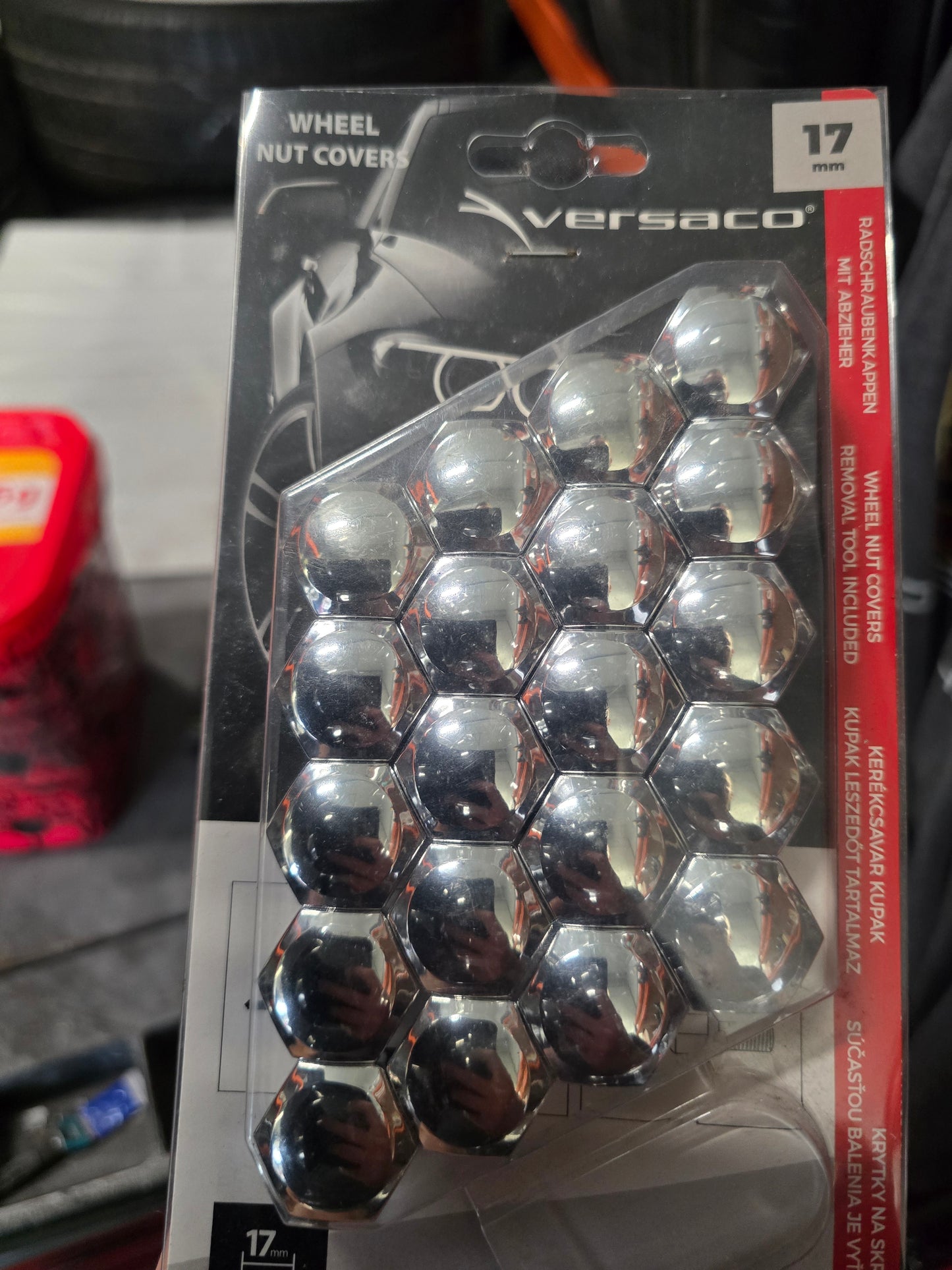 Wielbout cover wheelnut covers chrome 17mm styling