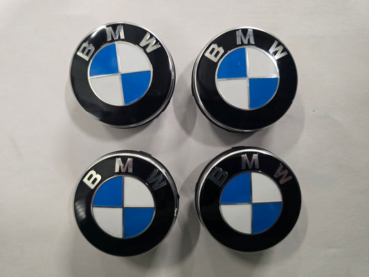 Originele BMW rotating center caps naafkappen vaststaand ø56 mm