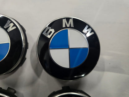 Originele BMW rotating center caps naafkappen vaststaand ø56 mm