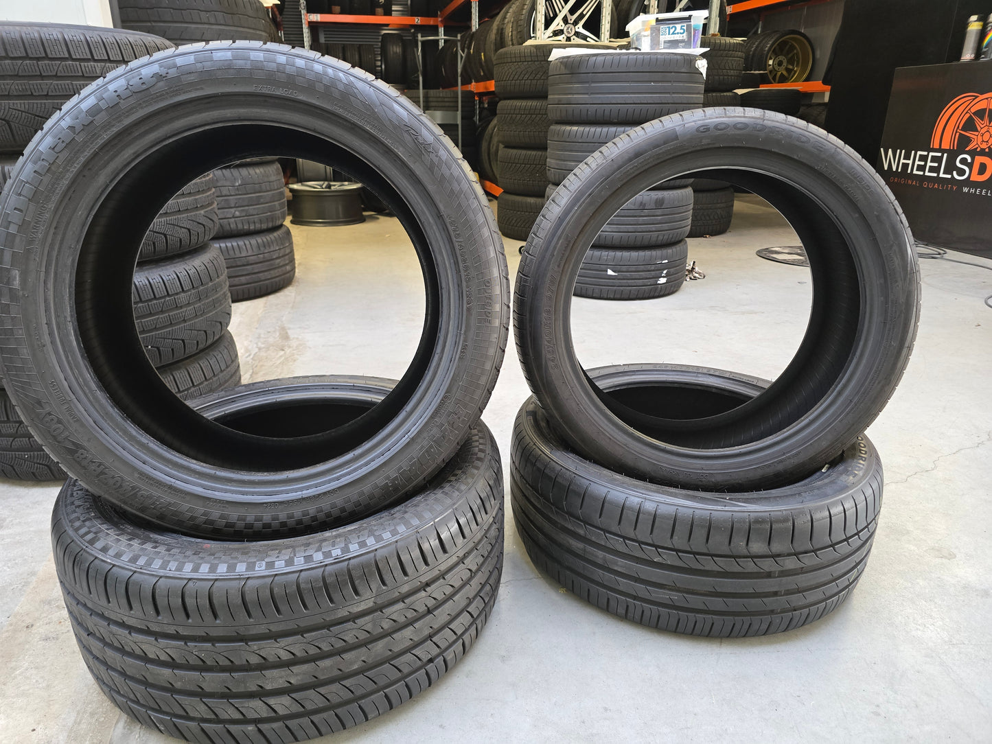 Goodride Zomerbanden breedset 245/40R18 & 275/40R18 NIEUWSTAAT