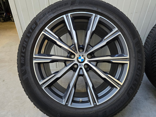 BMW X5 G05 X6 G06 20 inch Winterbanden 740M velgen nieuwstaat