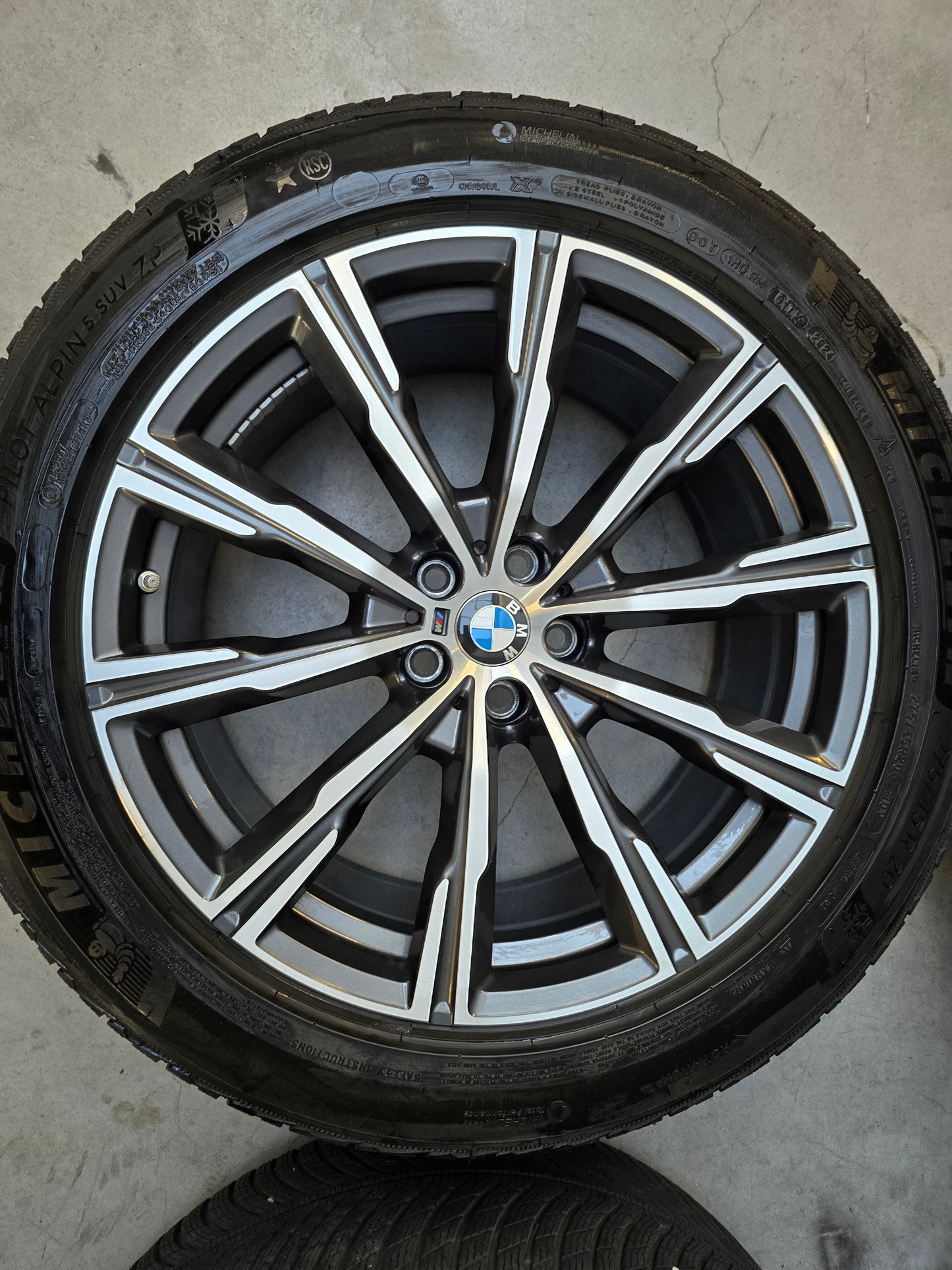 BMW X5 G05 X6 G06 20 inch Winterbanden 7mm 740M velgen