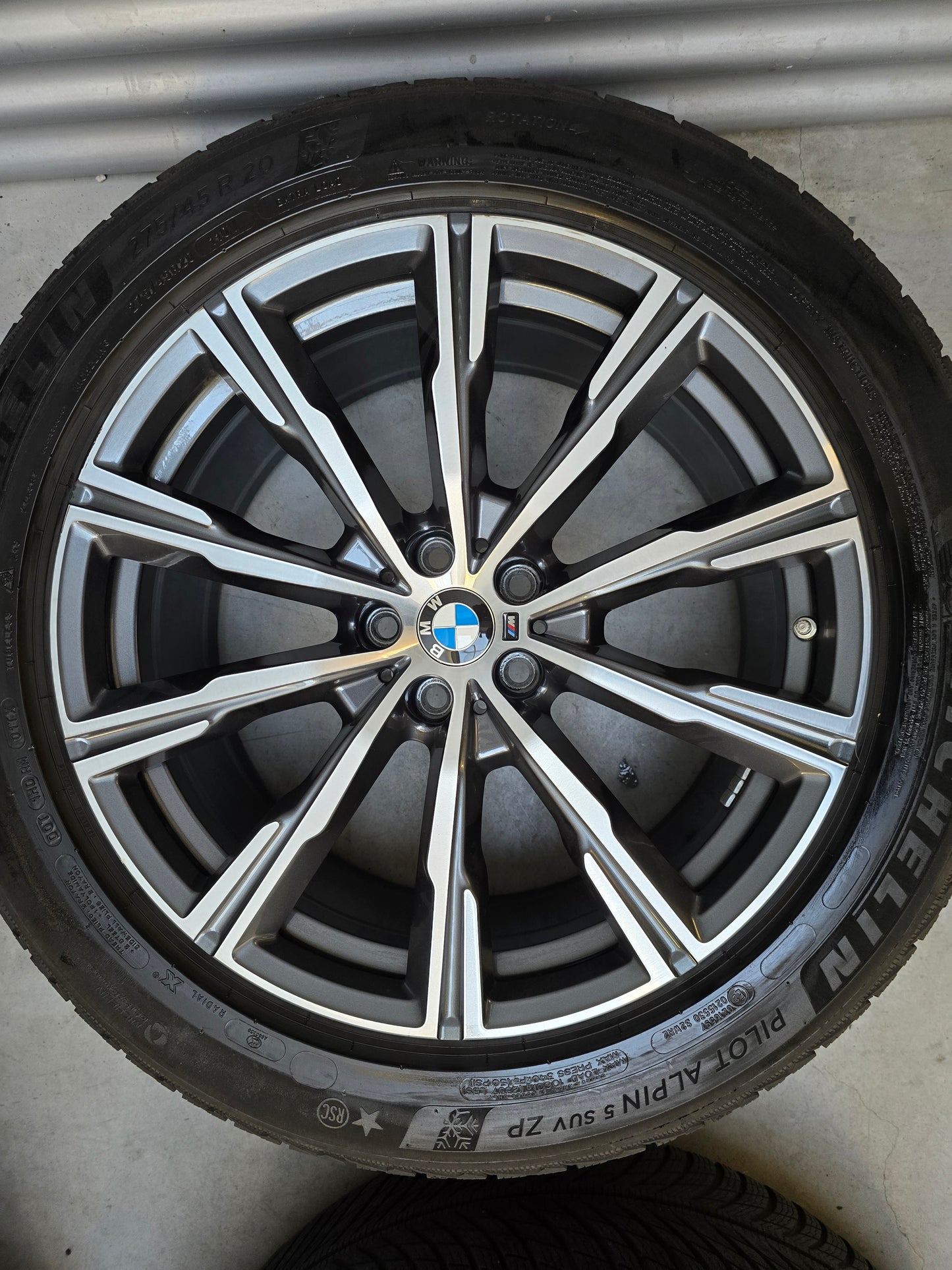 BMW X5 G05 X6 G06 20 inch Winterbanden 7mm 740M velgen