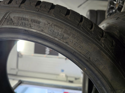 2x 245/40 R18 97V Goodyear Winterbanden NIEUW 8mm DOT2024