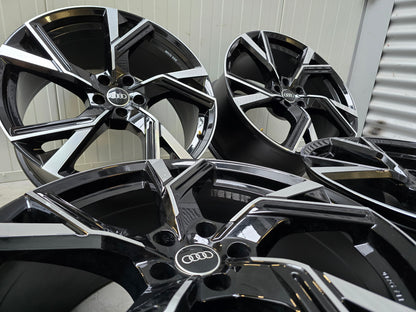 Audi E-Tron Q7 21 inch 9.5J ET36 5x112 velgen Diamond cut