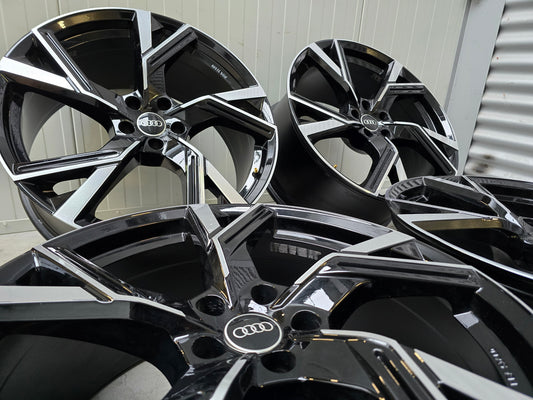 Audi E-Tron Q7 21 inch 9.5J ET36 5x112 velgen Diamond cut