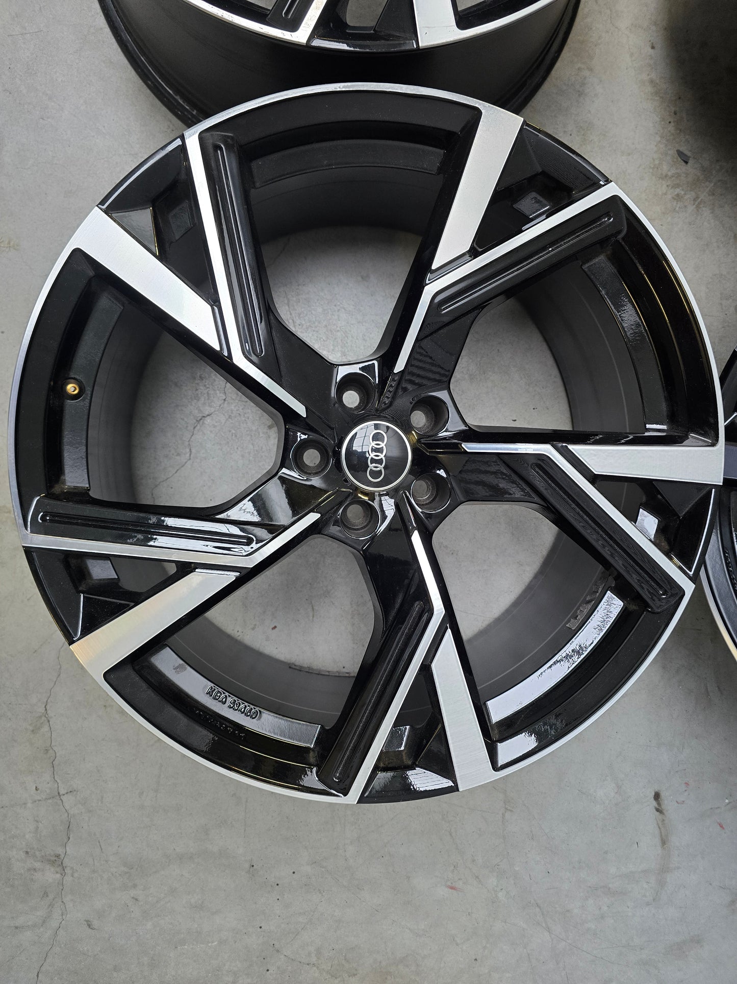 Audi E-Tron Q7 21 inch 9.5J ET36 5x112 velgen Diamond cut
