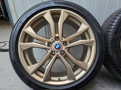 BMW X1 F48 U11 X2 F39 U10 19 inch 715M velgen zomerbanden Gold Bronze