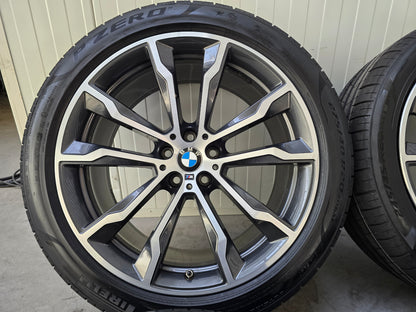 BMW X3 X4 G01 G02 20 inch 699M velgen zomerbanden Pirelli nieuw