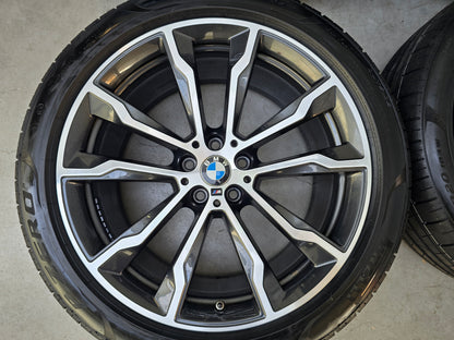 BMW X3 X4 G01 G02 20 inch 699M velgen zomerbanden Pirelli nieuw