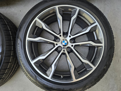 BMW X3 X4 G01 G02 20 inch 699M velgen zomerbanden Pirelli nieuw