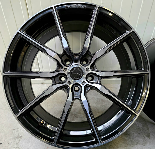 Concaver CVR4 Black/Smoked cut BMW 19 inch velgen breedset 5x120