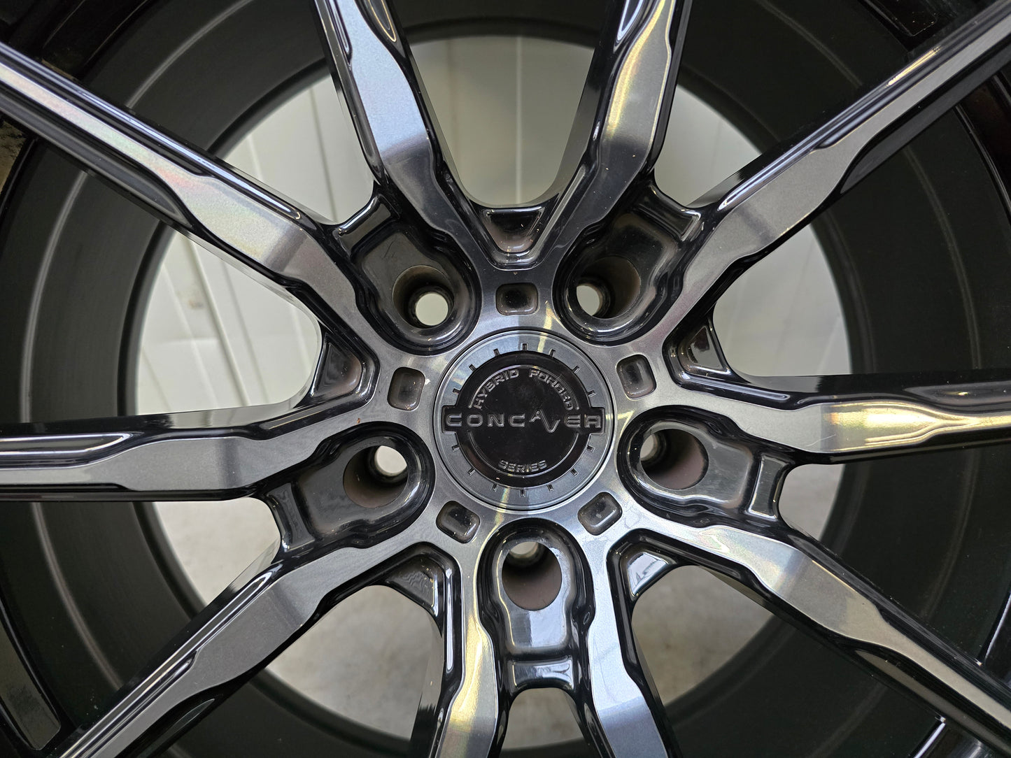 Concaver CVR4 Black/Smoked cut BMW 19 inch velgen breedset 5x120