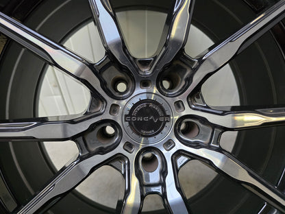 Concaver CVR4 Black/Smoked cut BMW 19 inch velgen breedset 5x120