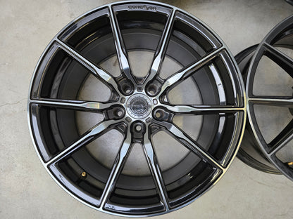 Concaver CVR4 Black/Smoked cut BMW 19 inch velgen breedset 5x120