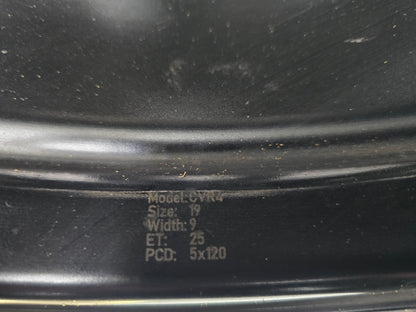 Concaver CVR4 Black/Smoked cut BMW 19 inch velgen breedset 5x120