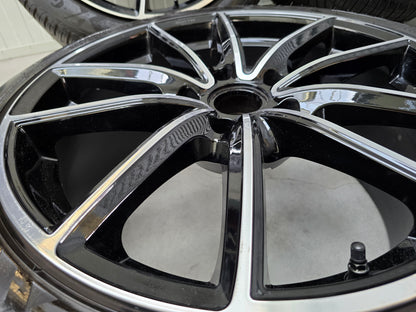 Audi e-tron GT Porsche Panamera 20 inch velgen winterbanden breedset