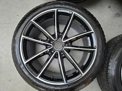 Audi e-tron GT Porsche Panamera 20 inch velgen winterbanden breedset