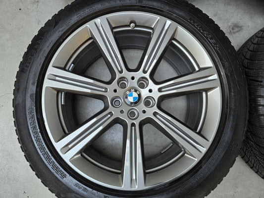 BMW X5 X6 G05 G06 736 20 inch winterbanden Ferric Grey