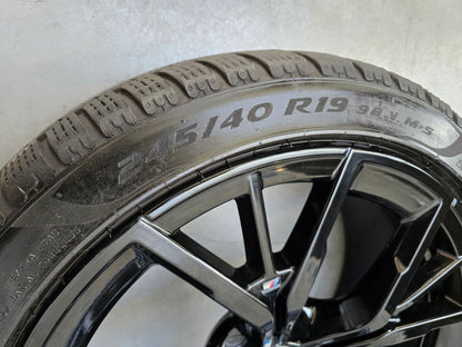 BMW 5 Serie G30 G31 i4 845M 19 inch velgen winterbanden breedset