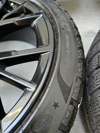 BMW 5 Serie G30 G31 i4 845M 19 inch velgen winterbanden breedset