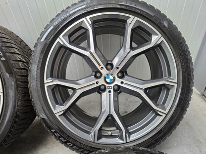 BMW X5 X6 G05 G06 741M 21 inch velgen winterbanden breedset DEMO