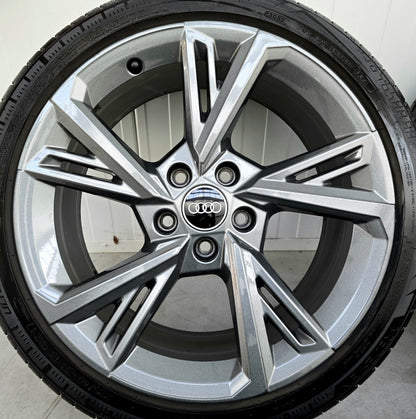 Audi A3 golf Caddy S Line 18 inch zomerbanden 5x112 Antraciet