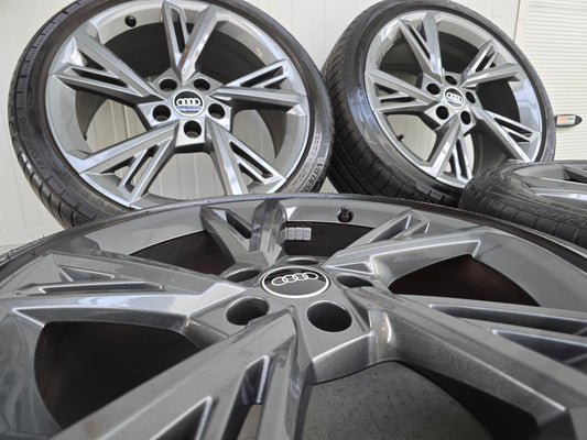 Audi A3 golf Caddy S Line 18 inch zomerbanden 5x112 Antraciet