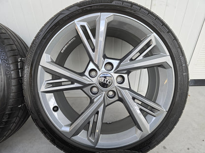 Audi A3 golf Caddy S Line 18 inch zomerbanden 5x112 Antraciet