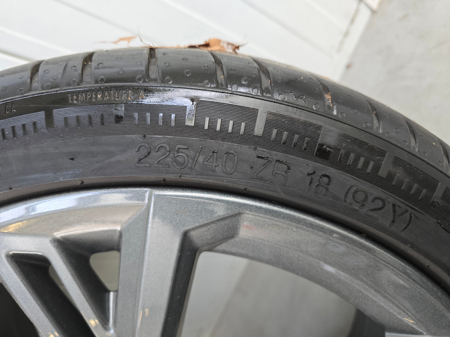 Audi A3 golf Caddy S Line 18 inch zomerbanden 5x112 Antraciet