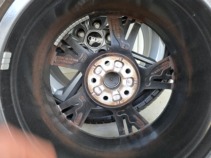 Audi A3 golf Caddy S Line 18 inch zomerbanden 5x112 Antraciet