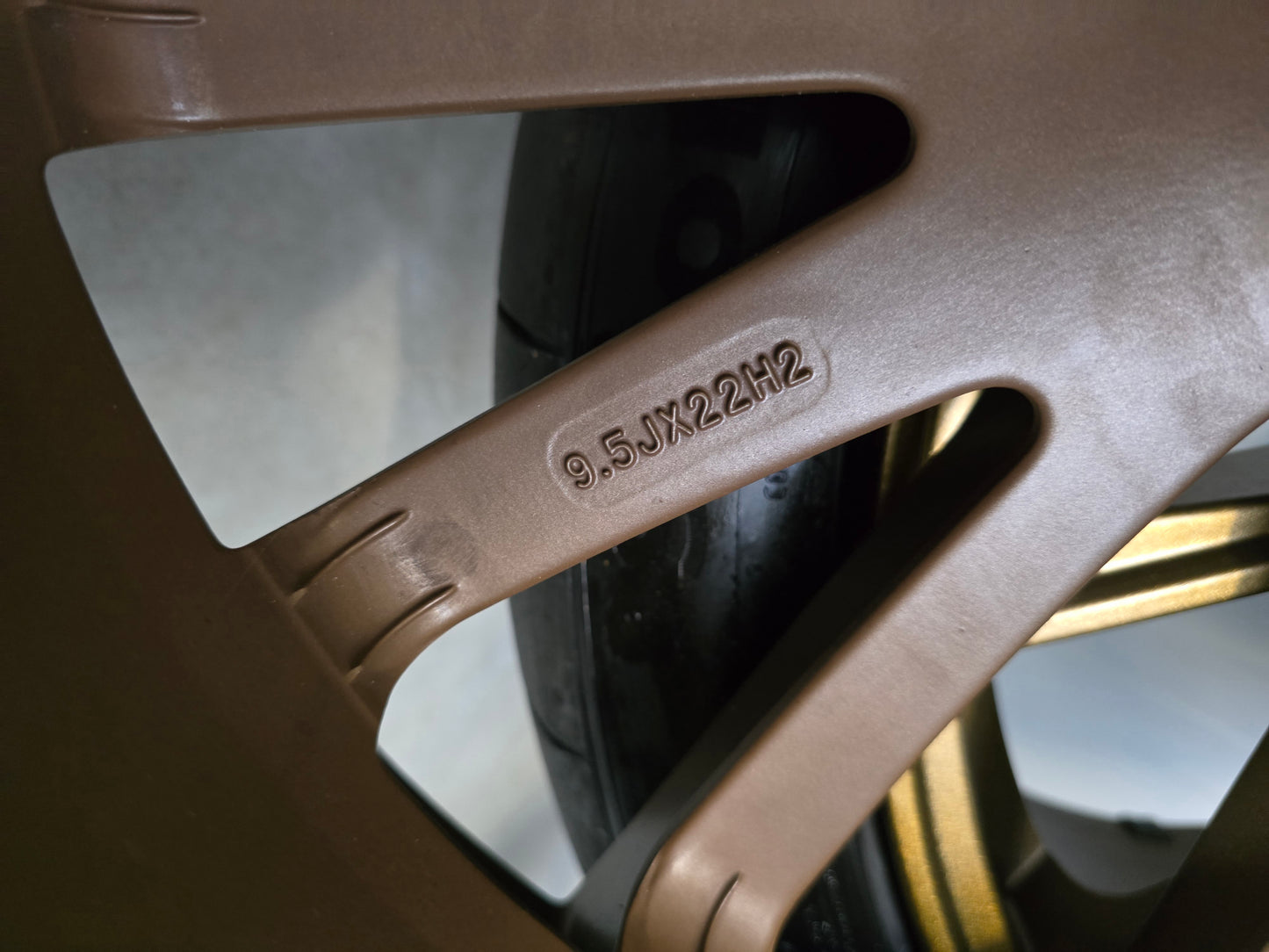 Audi e-tron Q7 Q8 22 inch Gold Bronze velgen zomerbanden