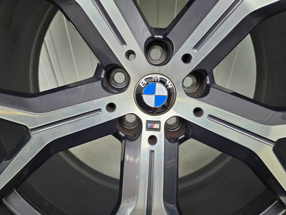 BMW X5 X6 G05 G06 741M 21 inch velgen zomerbanden breedset