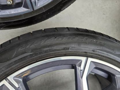 BMW X5 X6 G05 G06 741M 21 inch velgen zomerbanden breedset