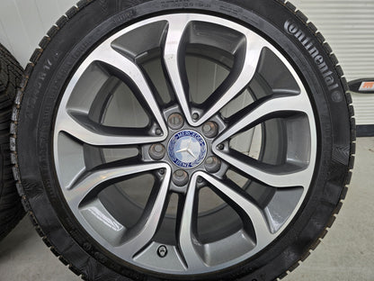 Mercedes C Klasse 18 inch velgen NIEUWE winterbanden breedset