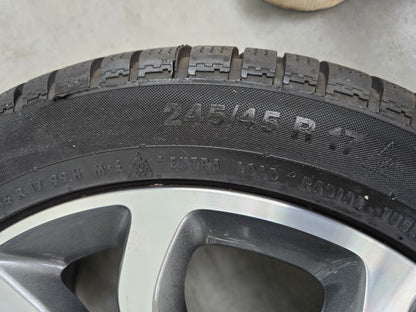 Mercedes C Klasse 18 inch velgen NIEUWE winterbanden breedset
