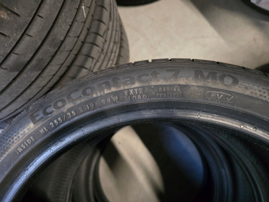 2x 255/35 R19 96W XL MO zomerbanden Bridgestone/Continental NIEUW