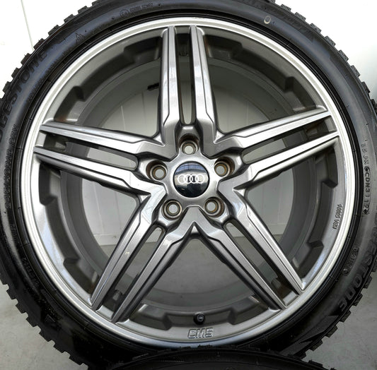 Audi A5 18 inch winterbanden velgen 5x112 Gun Metal