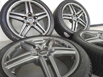 Audi A5 18 inch winterbanden velgen 5x112 Gun Metal